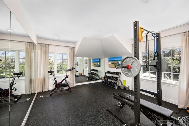 Fitness Equipment, Interior, Recessed Lighting