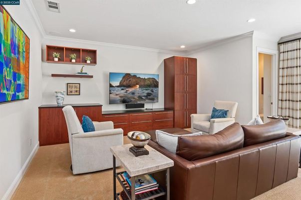 Interior, Living room, Recessed Lighting