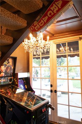Chandelier, Game Room, Interior