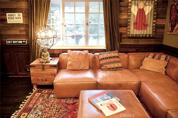 Interior, Living room, Wooden Walls