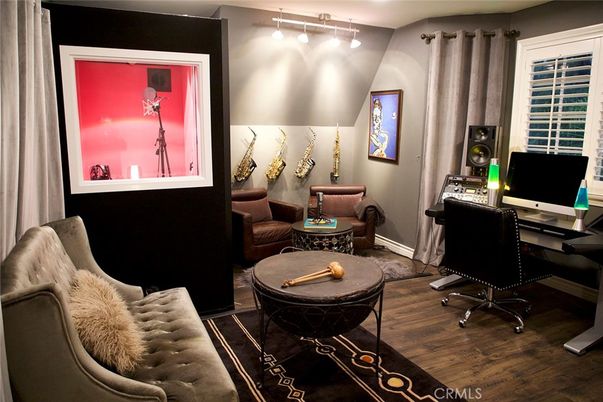 Home Office, Interior, Wood Texture Flooring
