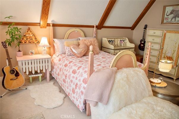 Bedroom, Interior, Wooden Beams