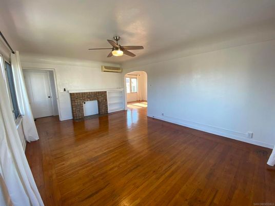 Empty room, Interior, Wood Texture Flooring