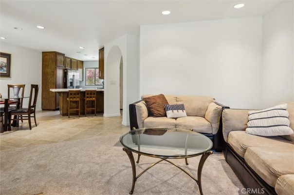 Dining room, Interior, Kitchen, Living room, Recessed Lighting