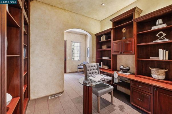 Home Office, Interior, Recessed Lighting