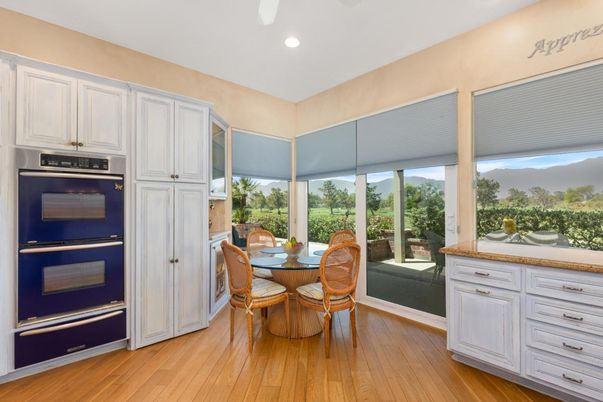 Dining room, Interior, Kitchen, Recessed Lighting, Wood Texture Flooring
