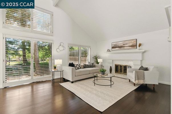 Fireplace, Interior, Living room, Wood Texture Flooring
