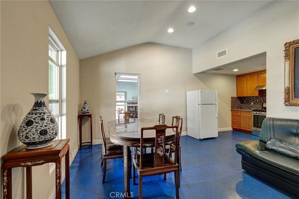 Dining room, Interior, Kitchen, Recessed Lighting