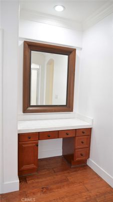 Bathroom, Interior, Recessed Lighting, Wood Texture Flooring