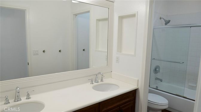 Bathroom, Dual Sink Vanities, Glass Shower, Interior