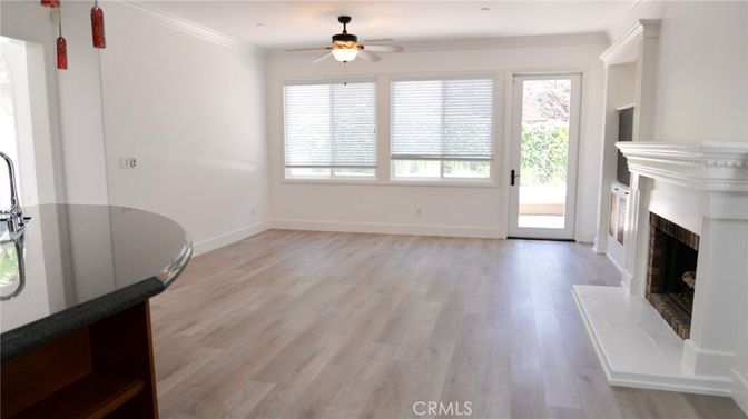 Empty room, Fireplace, Interior, Wood Texture Flooring