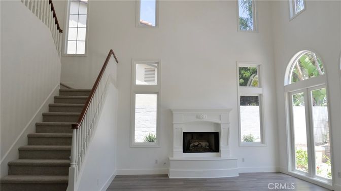 Fireplace, Interior, Wood Texture Flooring