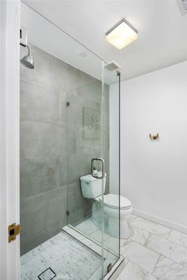 Bathroom, Glass Shower, Interior, Marble