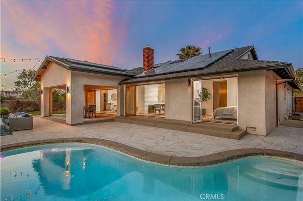 Exterior, Pool, Solar Panels