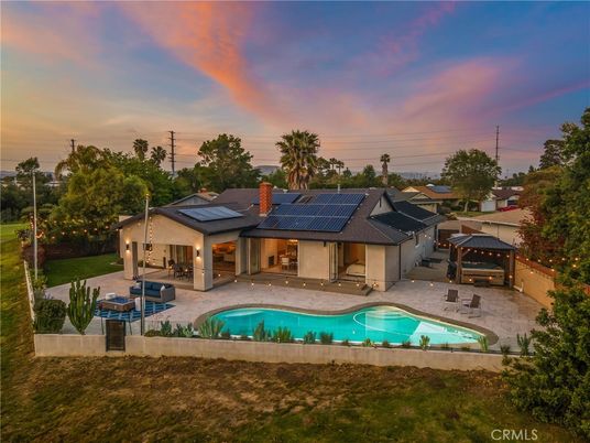 Exterior, Pool, Solar Panels