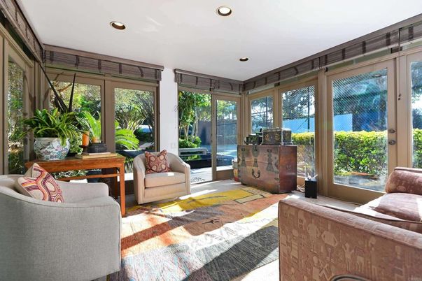 Interior, Living room, Recessed Lighting, Sun Room