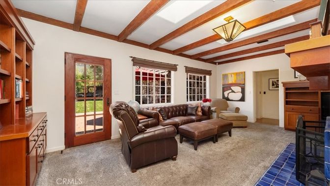 Interior, Living room, Wooden Beams