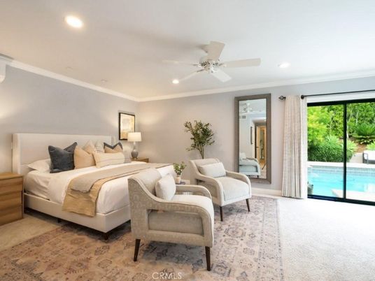 Bedroom, Interior, Recessed Lighting