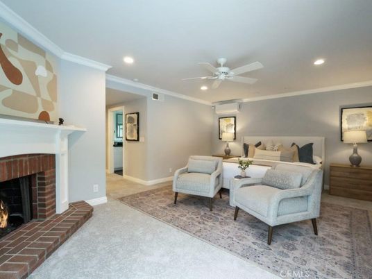 Bedroom, Fireplace, Interior, Recessed Lighting