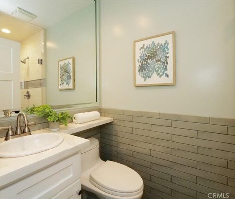 Bathroom, Interior, Recessed Lighting, Tile Countertops