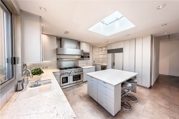 Interior, Kitchen, Recessed Lighting, Stainless Steel Appliances