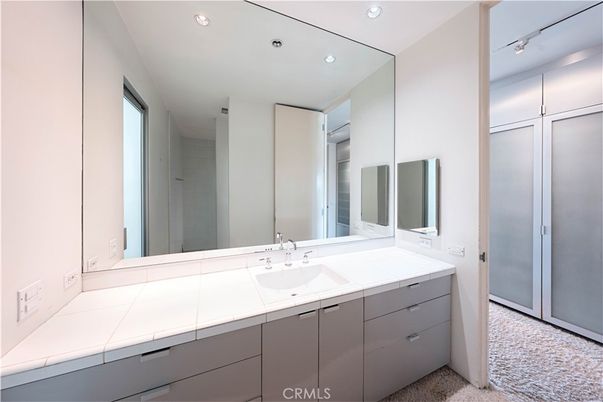 Bathroom, Interior, Recessed Lighting, Tile Countertops