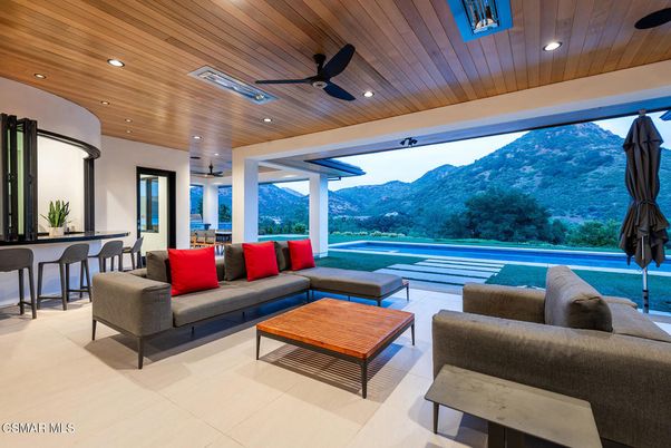 Dining room, Interior, Living room, Recessed Lighting, Wooden Ceilings