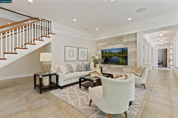 Interior, Living room, Recessed Lighting