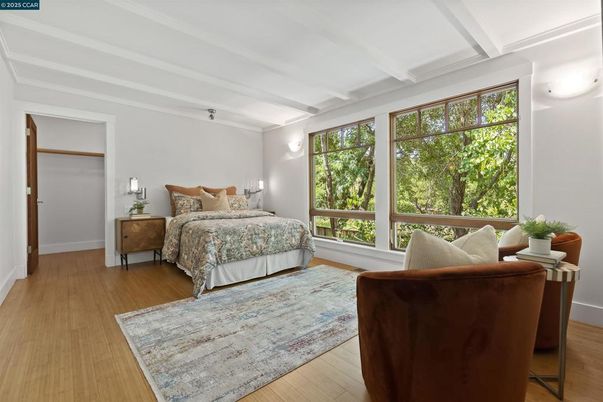 Bedroom, Interior, Wood Texture Flooring