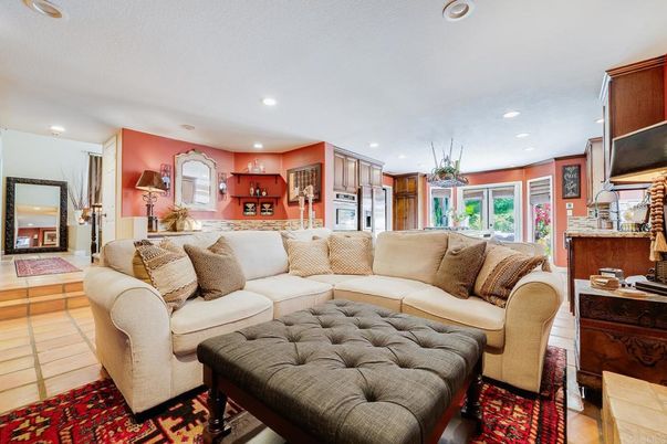 Interior, Kitchen, Living room, Recessed Lighting