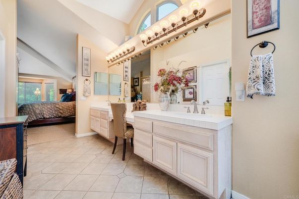 Bathroom, Dual Sink Vanities, Interior, Tile Countertops