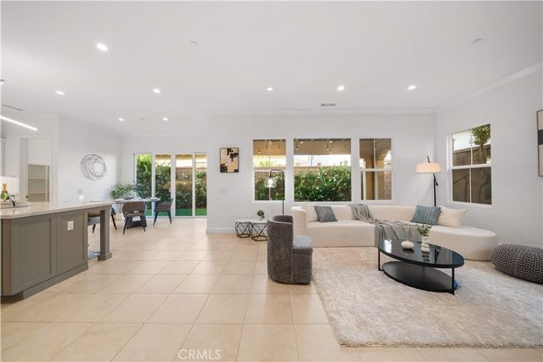 Interior, Living room, Recessed Lighting