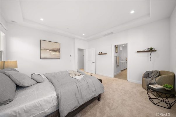 Bedroom, Interior, Recessed Lighting