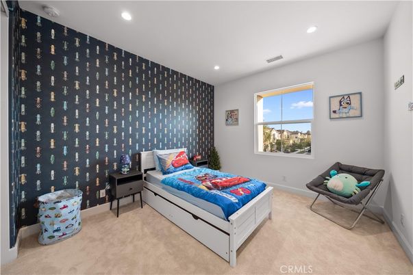 Bedroom, Interior, Recessed Lighting