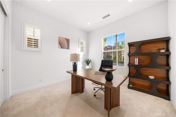 Home Office, Interior, Recessed Lighting