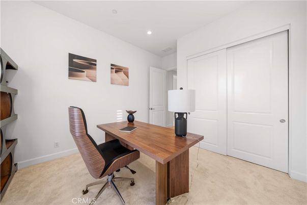 Home Office, Interior, Recessed Lighting