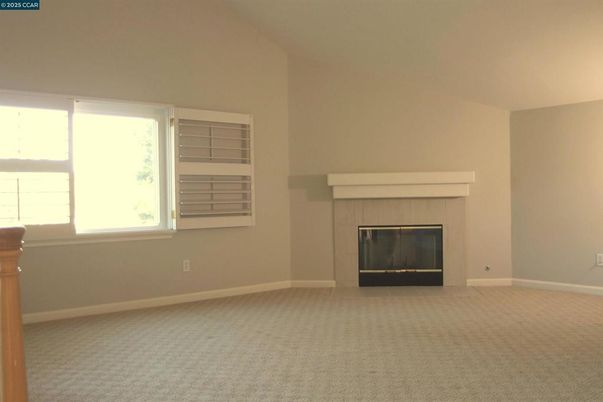 Empty room, Fireplace, Interior
