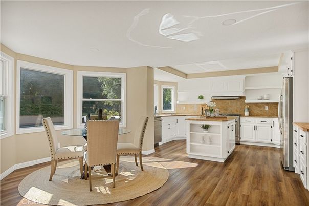 Dining room, Interior, Kitchen, Wood Texture Flooring
