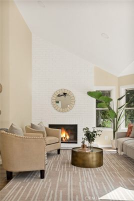 Fireplace, Interior, Living room, Stone Walls