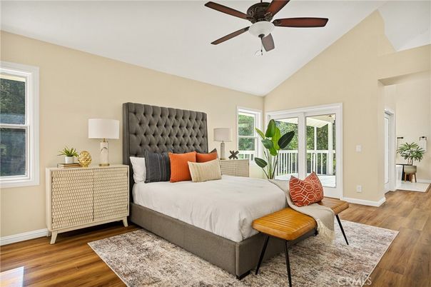Bedroom, Interior, Wood Texture Flooring