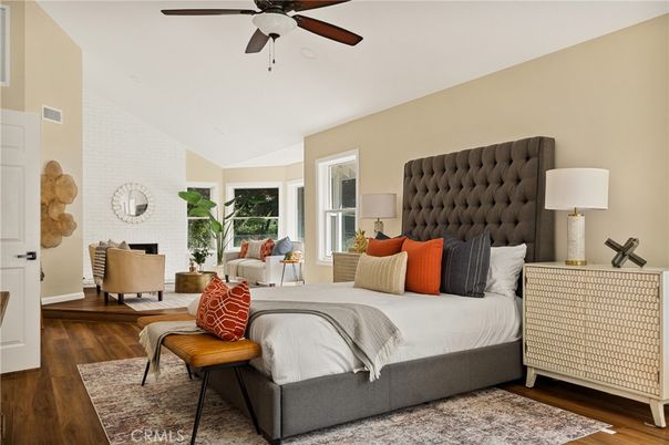 Bedroom, Interior, Wood Texture Flooring