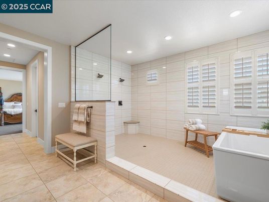 Bathroom, Bedroom, Glass Shower, Interior, Recessed Lighting