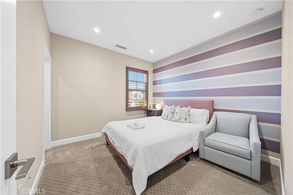 Bedroom, Interior, Recessed Lighting