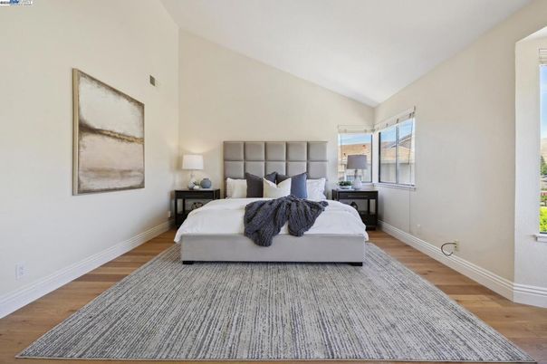 Bedroom, Interior, Wood Texture Flooring