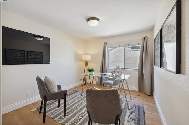 Home Office, Interior, Wood Texture Flooring