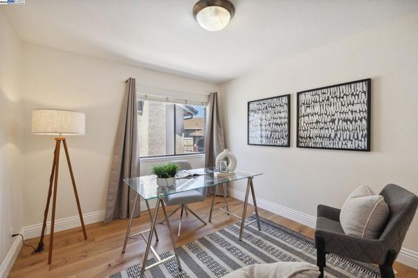 Home Office, Interior, Wood Texture Flooring