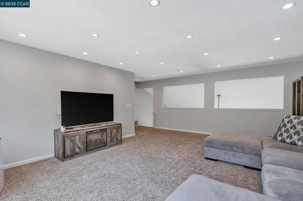 Interior, Living room, Recessed Lighting
