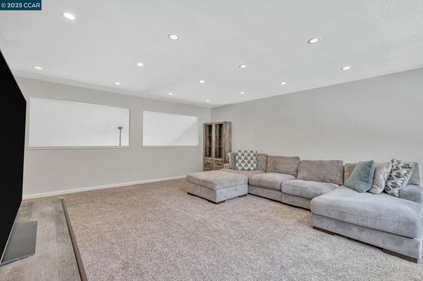 Interior, Living room, Recessed Lighting