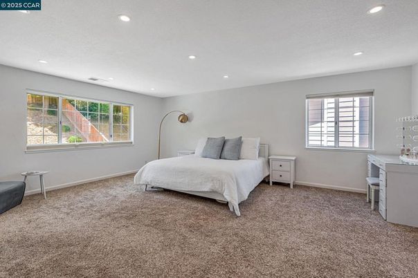 Bedroom, Interior, Recessed Lighting