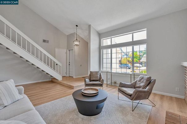 Interior, Living room, Pendant Lights, Wood Texture Flooring